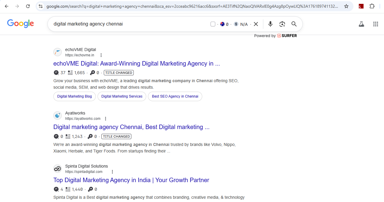 Using Keyword to Search on Google